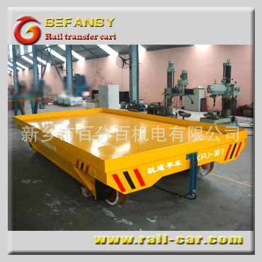 高效物流新选择 替代叉车的地轨台车与上料轨道车